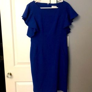 Calvin Klein Blue Dress with Pockets